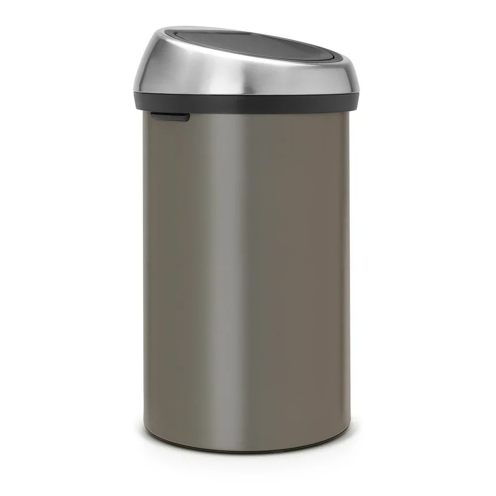 Šedý dotykový ocelový odpadkový koš 60 l Touch Bin – Brabantia v:1695924