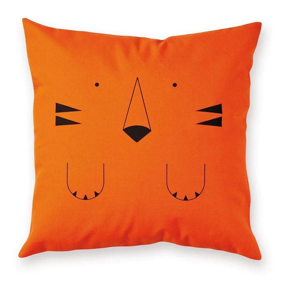 Oranžový polštář Bandjo Purr v:796060