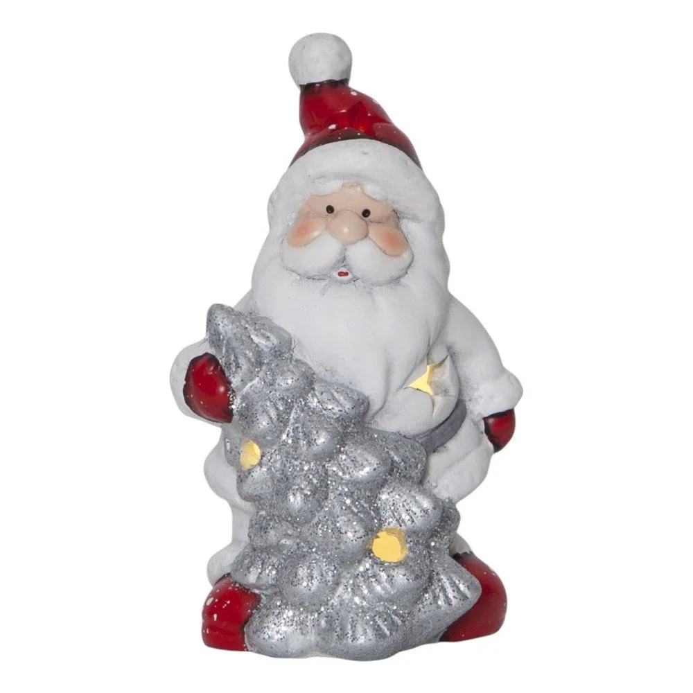 Svítící LED Santa Best Season Friends, výška 15 cm v:918398