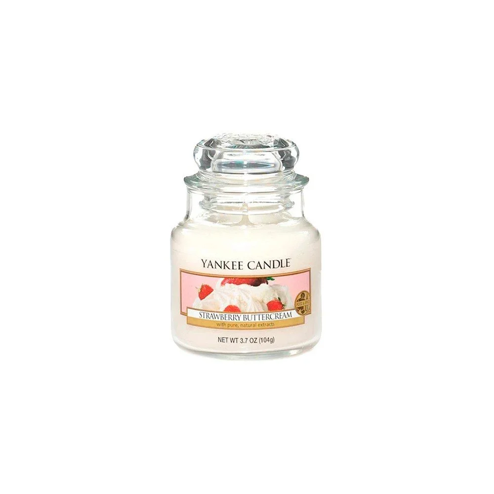 Vonná svíčka Yankee Candle Jahody se šlehačkou, doba hoření 25 v:1171902