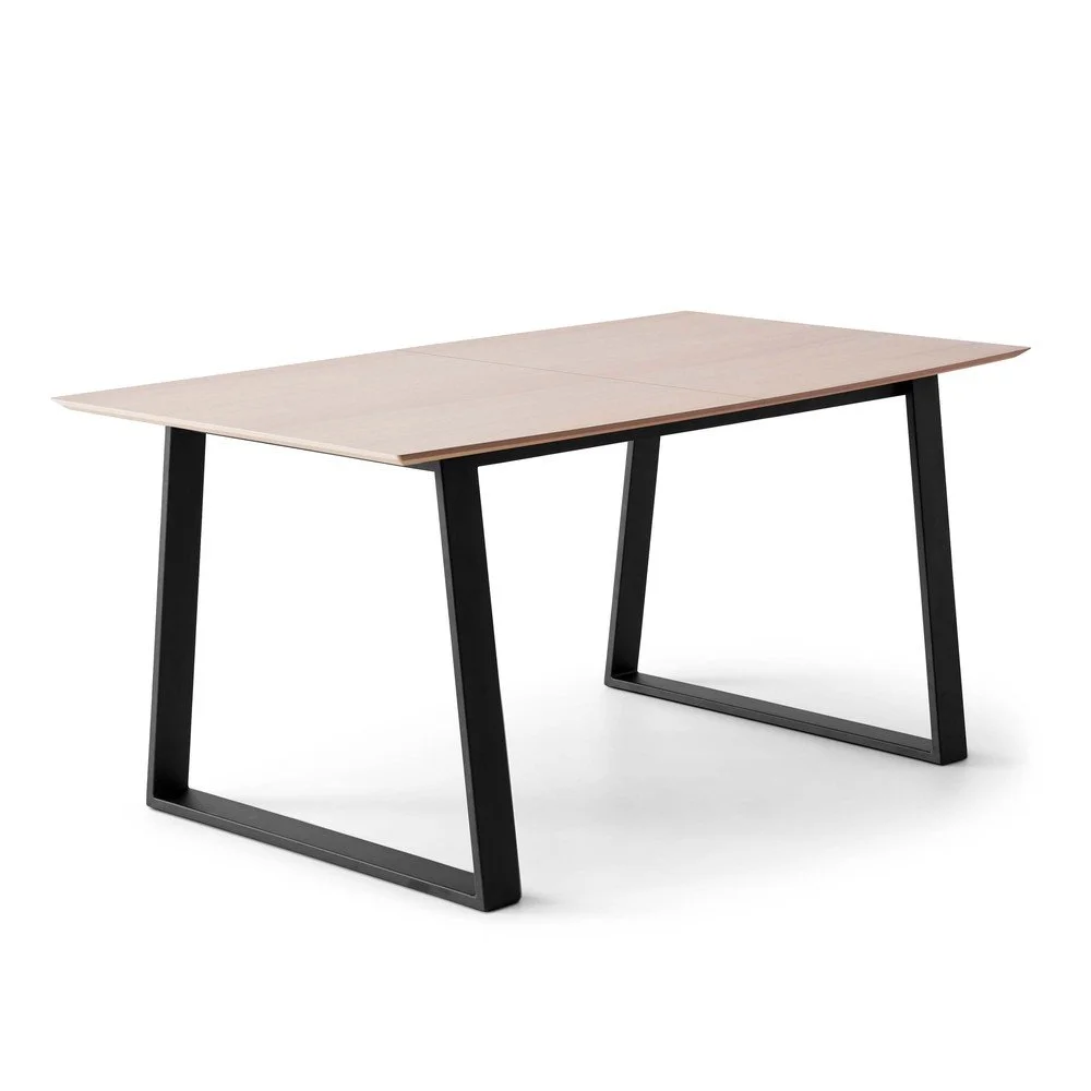 Rozkládací jídelní stůl s deskou v dubovém dekoru a přídavnou deskou 90x165 cm Meza – Hammel Furniture v:1699814