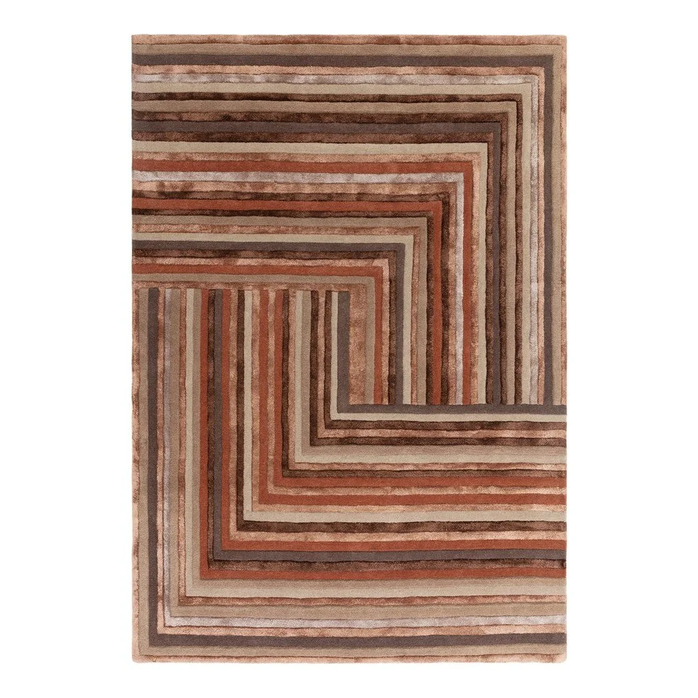 Vlněný koberec v cihlové barvě 160x230 cm Network Terracotta – Asiatic Carpets v:1565468