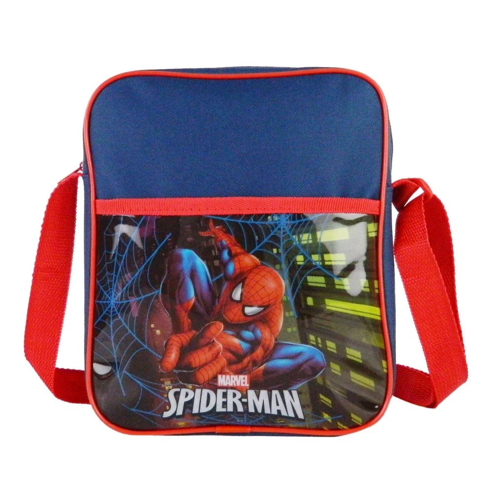 Červeno-modrá dětská taška přes rameno Bagtrotter Spiderman v:1296002