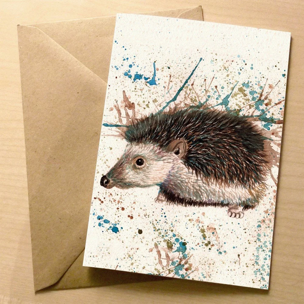 Přáníčko Wraptious Splatter Hedgehog v:723662