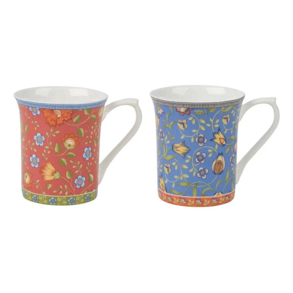 Sada 2 hrnků z kostního porcelánu Churchill China Classic Queens Trailing, 220 ml v:1095786