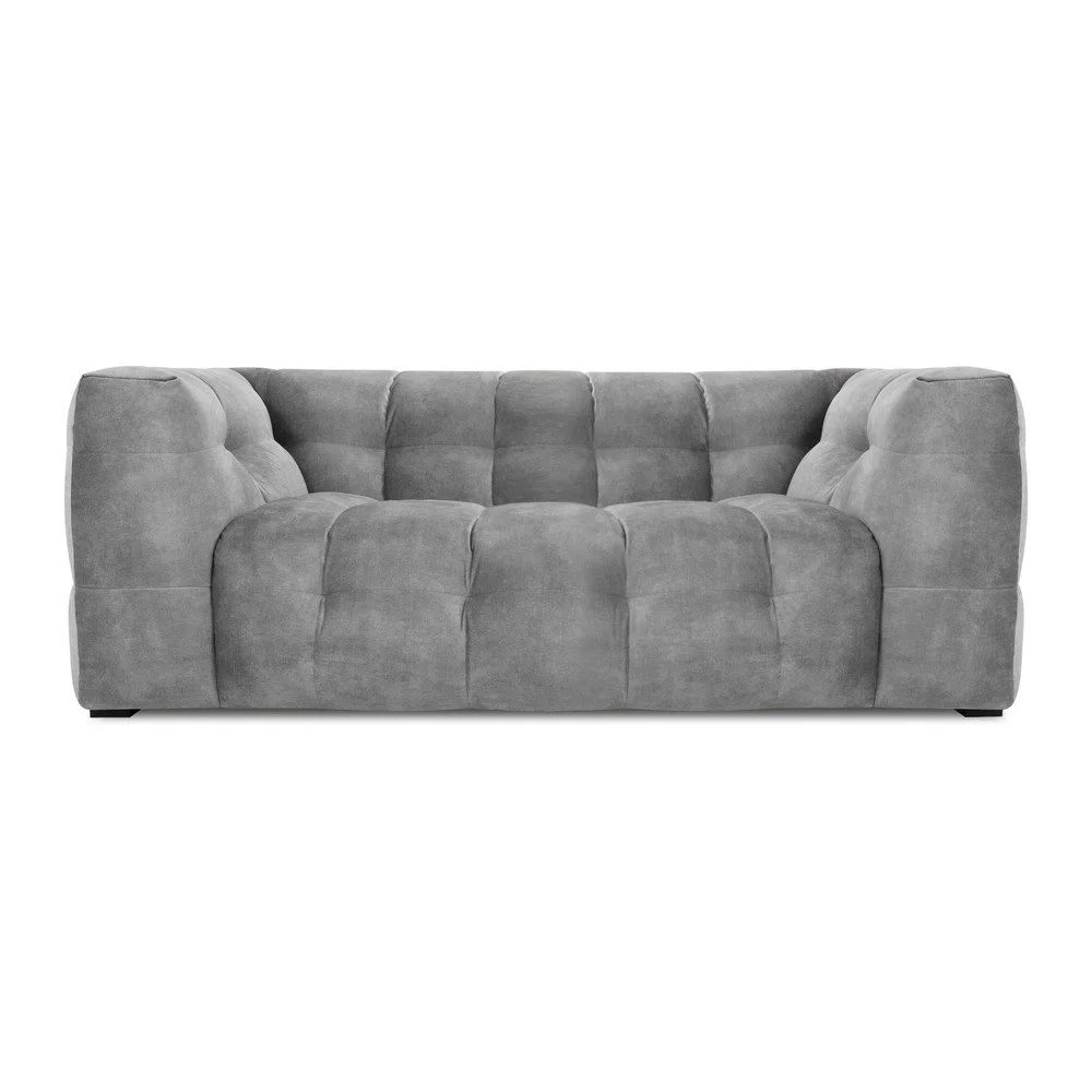 Šedá sametová pohovka Windsor & Co Sofas Vesta, 208 cm v:1413293