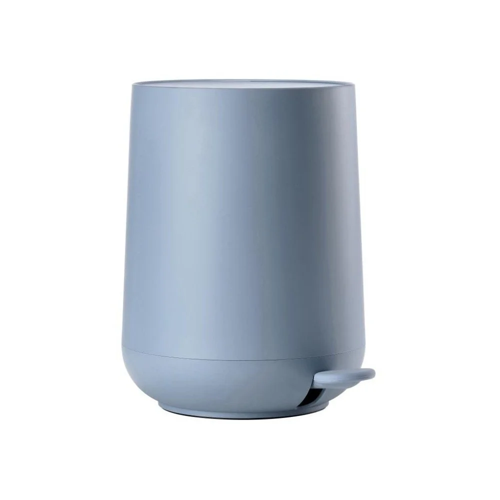 Modrý pedálový koš do koupelny Zone Blue Fog, 5 l v:1303482