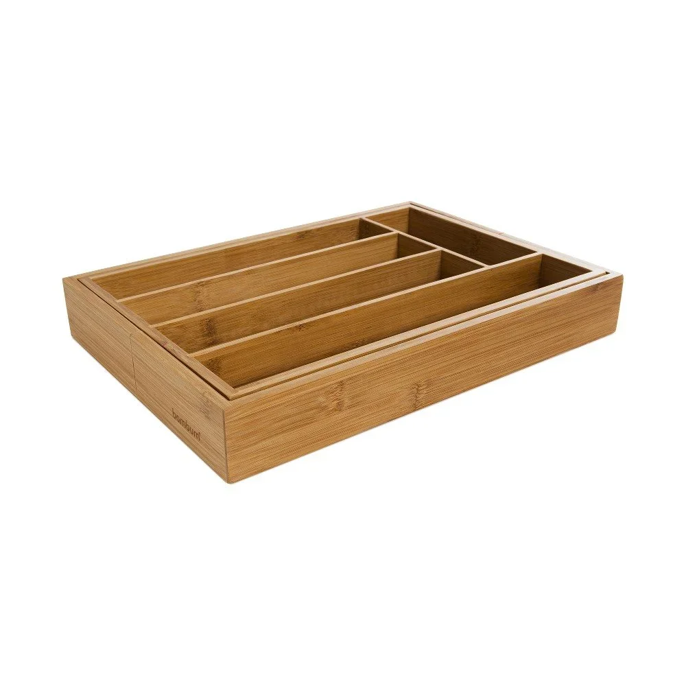 Bambusový organizér na příbory Bambum Casilias, 25,5 x 35,5 cm v:942992