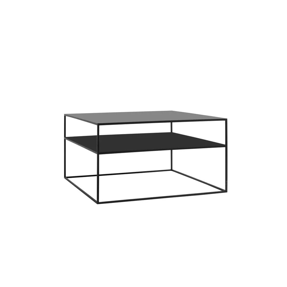 Černý konferenční patrový stolek Custom Form Tensio, 80 x 80 cm v:1181830