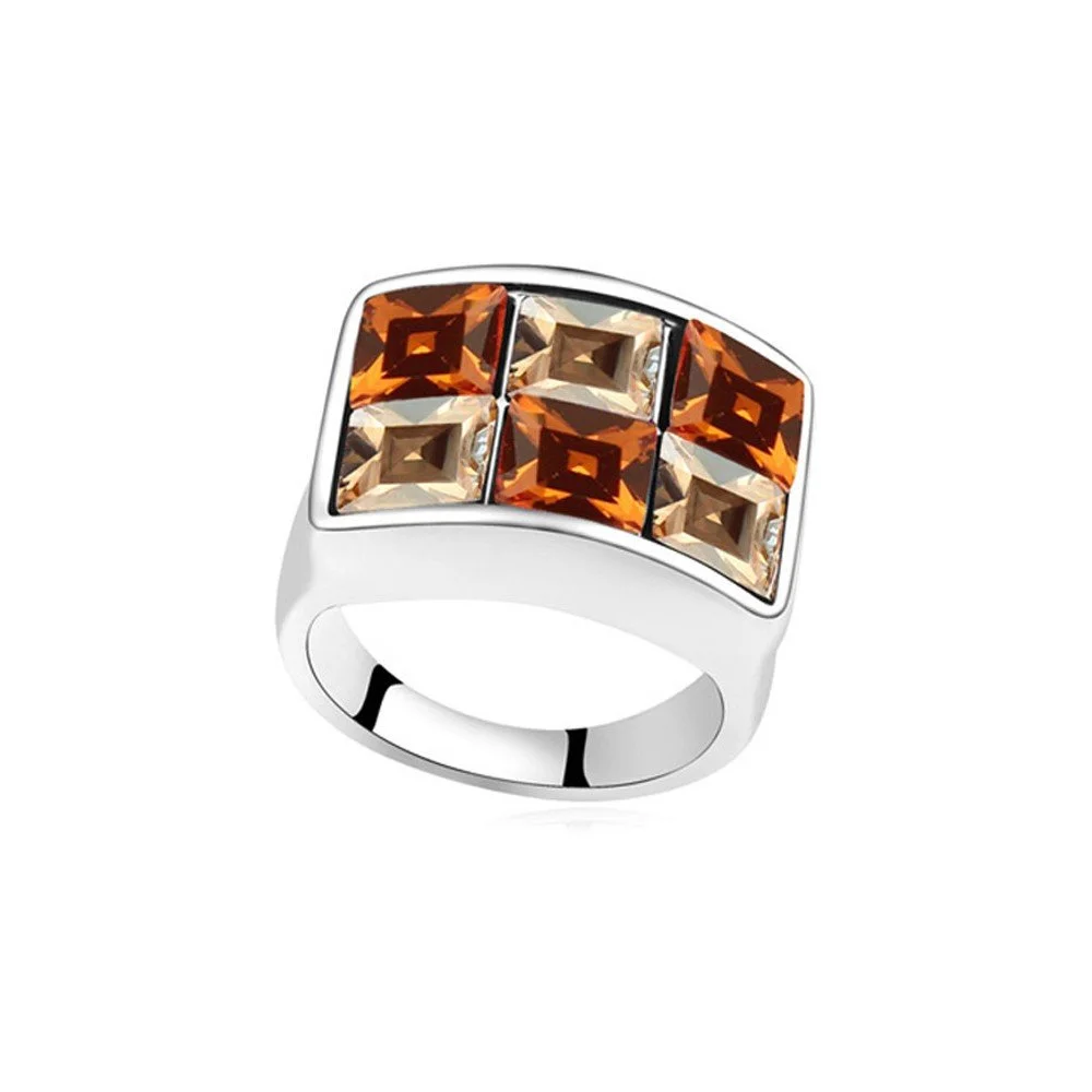 Prsten s krystaly Swarovski Elements Crystals Aloys, vel. 54 v:1187266