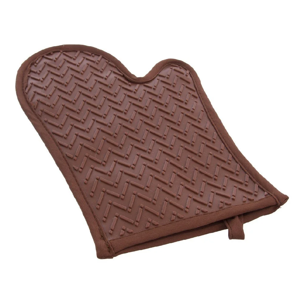 Hnědá silikonová rukavice Orion Brown, délka 30 cm v:1234134