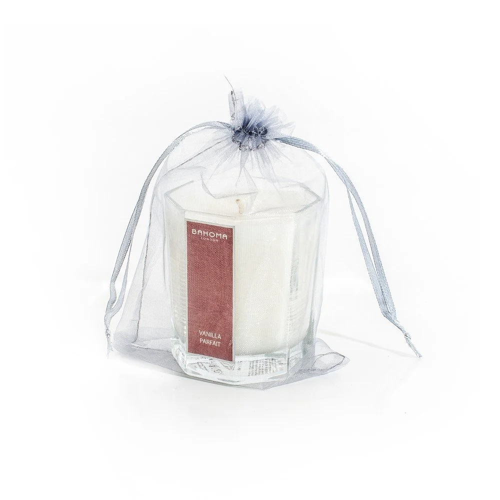 Vonná svíčka s vůní jantaru a jasmínu Bahoma London Octagonal Cangle in Organza Bag v:1315424