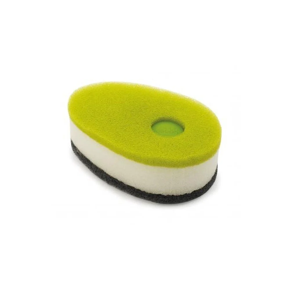 Sada houbiček s dávkovačem saponátu Joseph Joseph Soapy-Sponge, zelená v:700756
