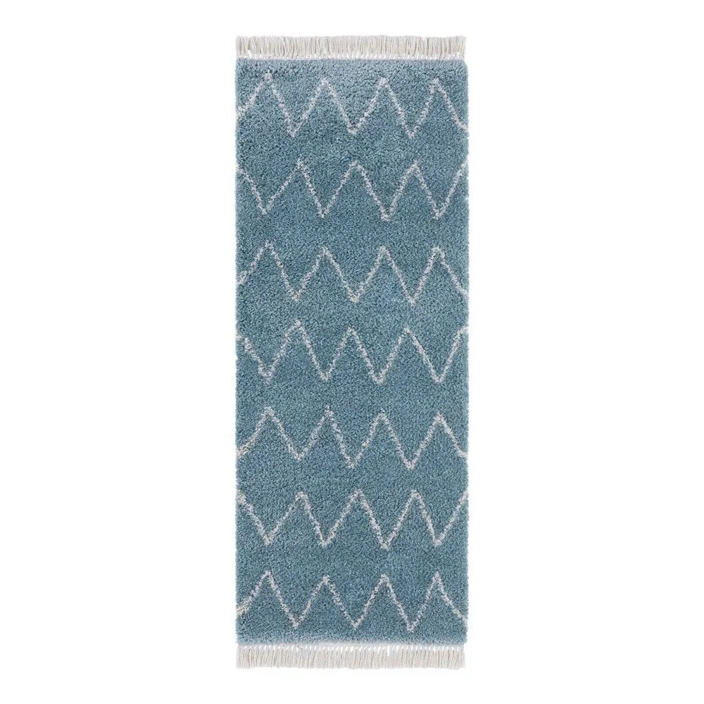 Modrý běhoun Mint Rugs Rotonno, 80 x 200 cm v:1006394