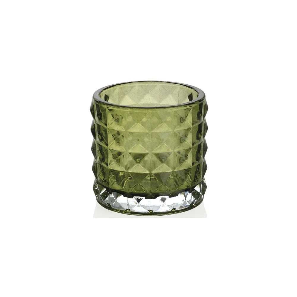 Zelený skleněný svícen Andrea House Greentea, 7 cm v:838788