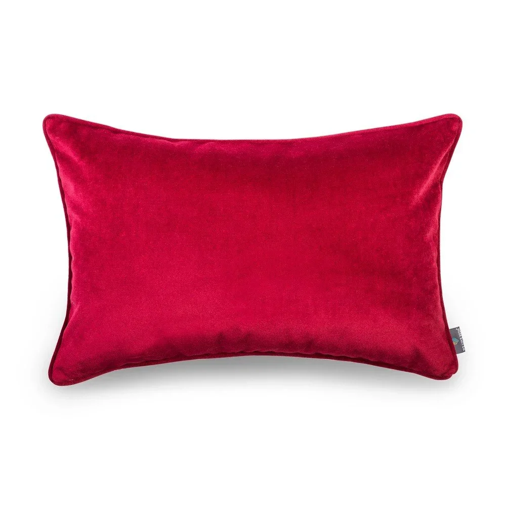 Červený povlak na polštář WeLoveBeds Mystic Burgundy, 40 x 60 cm v:1157512