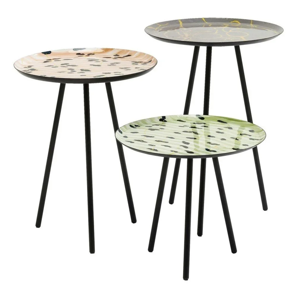 Sada 3 odkládacích stolků Kare Design Tifi v:882116