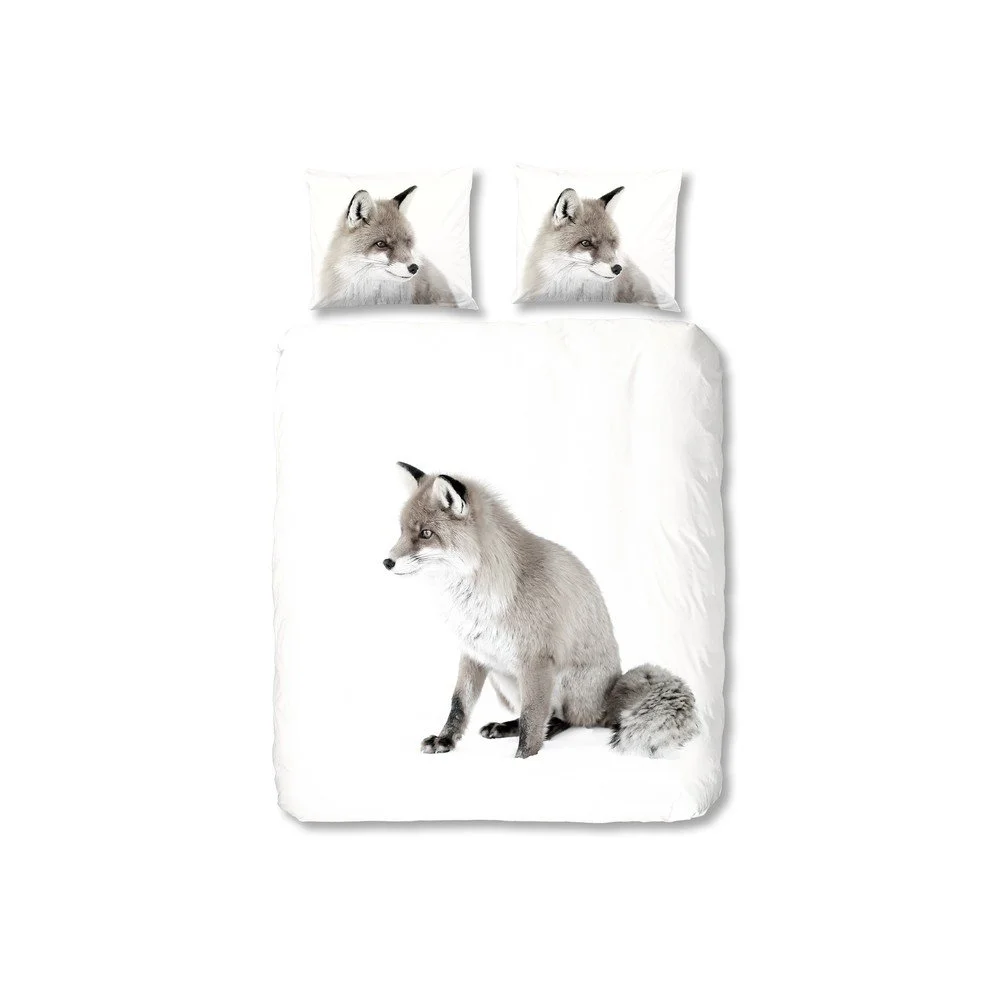 Bavlněné povlečení na dvoulůžko Good Morning White Fox, 240 x 200 cm v:719426