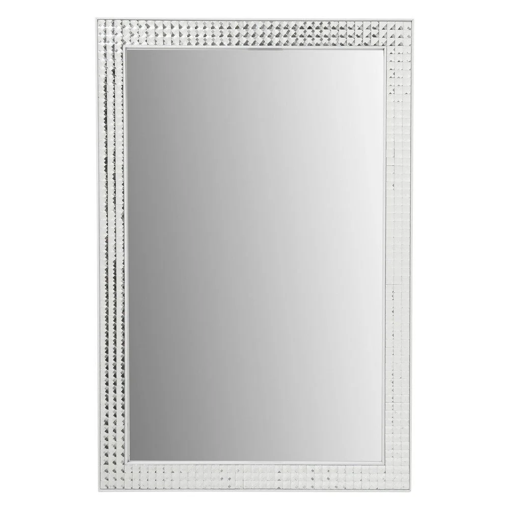 Nástěnné zrcadlo Kare Design Crystals White, 80 x 60 cm v:1092168