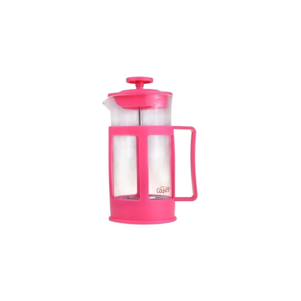 Červený french press na kávu a čaj Bambum Magic, 350 ml v:1253474