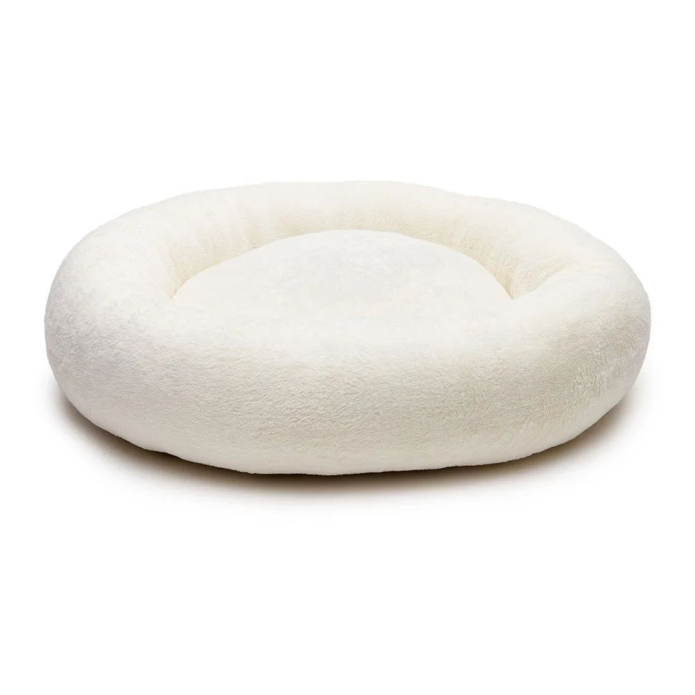 Bílý pelíšek pro psy ø 90 cm Woopy v:1469010 Bílý pelíšek pro psy ø 90 cm Woopy v:1469010