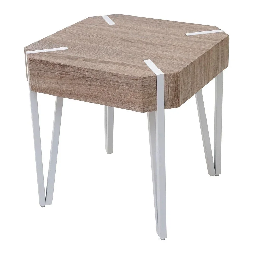 Světlý odkládací stolek Shabby Woody v:724322