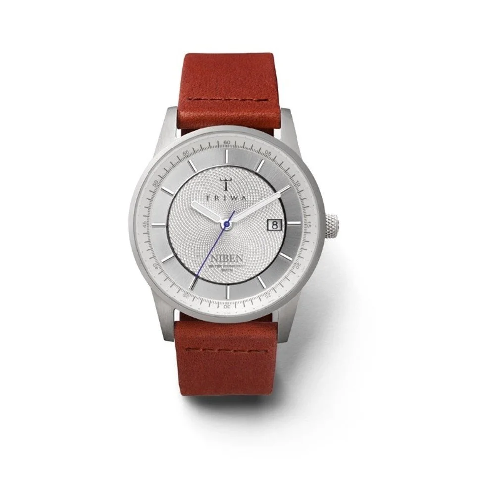 Unisex hodinky s koženým řemínkem Triwa Pacific Lansen v:916170