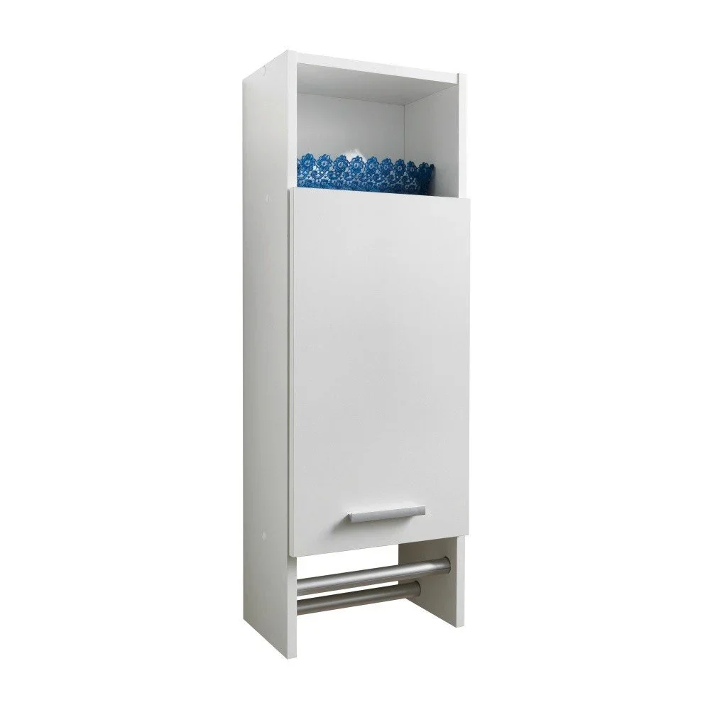 Bílá nástěnná koupelnová skříňka Bath v:790238