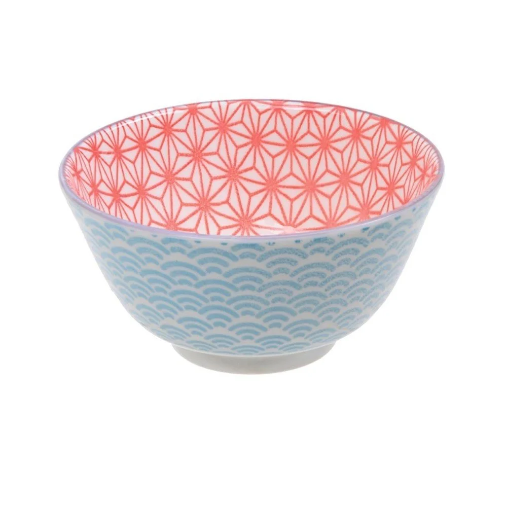 Modročervená porcelánová miska Tokyo Design Studio Star, ⌀ 12 cm v:788700