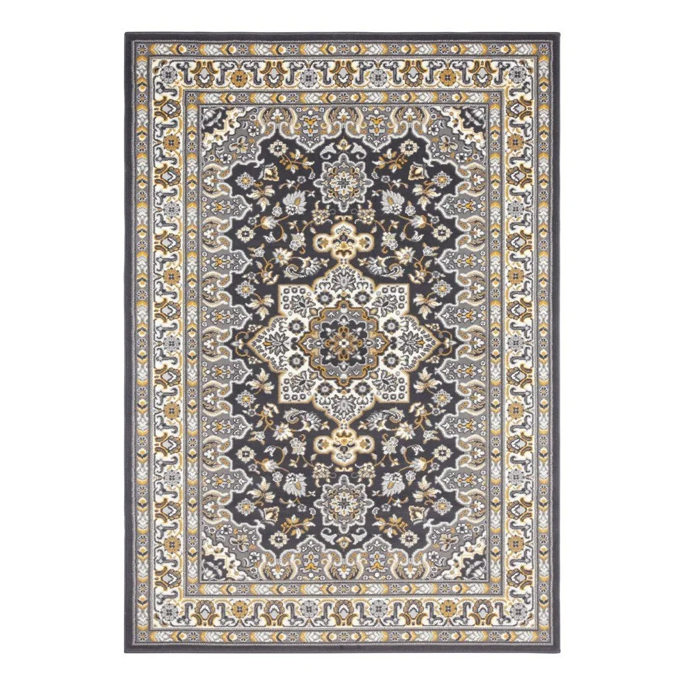 Tmavě šedý koberec Nouristan Parun Tabriz, 160 x 230 cm v:1332024