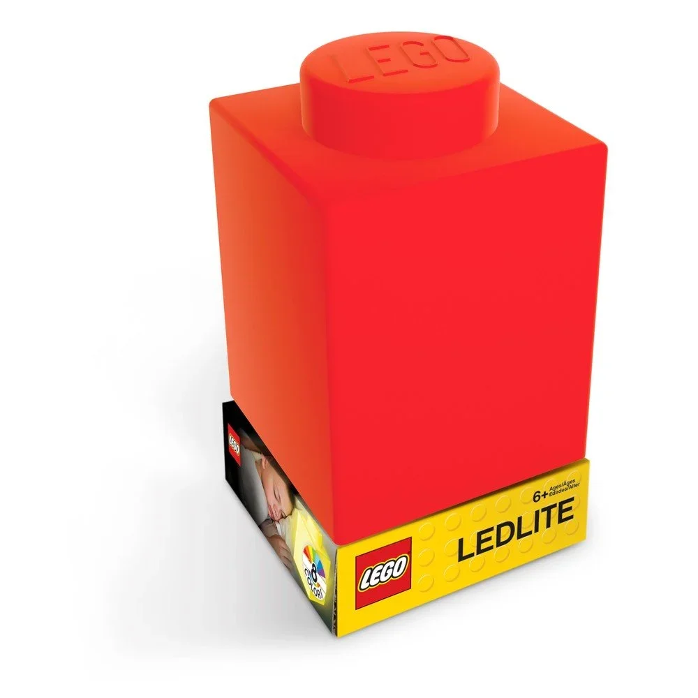 Červené silikonové noční světýlko LEGO® Classic Brick v:1322794 Červené silikonové noční světýlko LEGO® Classic Brick v:1322794