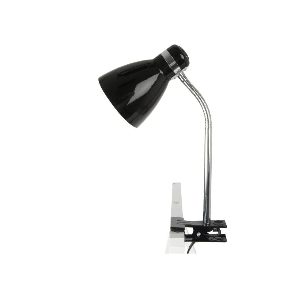 Černá lampa se svorkou Leitmotiv Clip v:832122