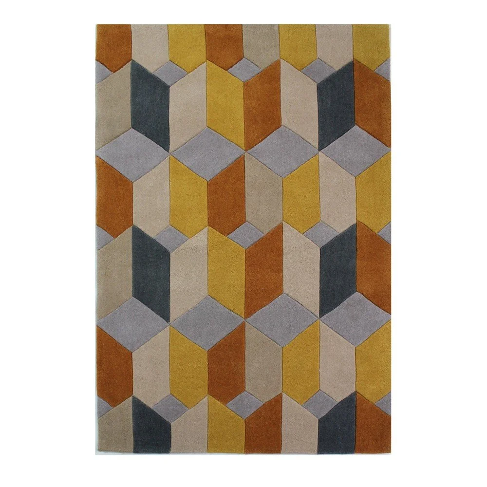 Žlutý koberec Flair Rugs Scope, 120 x 170 cm v:910642