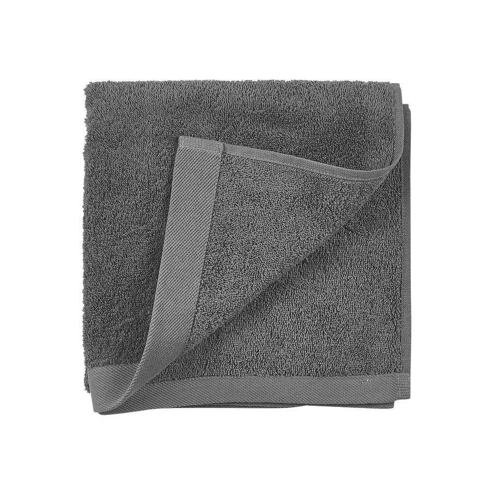 Šedý ručník z bio bavlny 50x100 cm Comfort – Södahl v:1512370