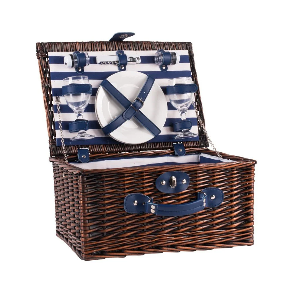 Piknikový košík pro 2 osoby Navigate Wicker v:786026