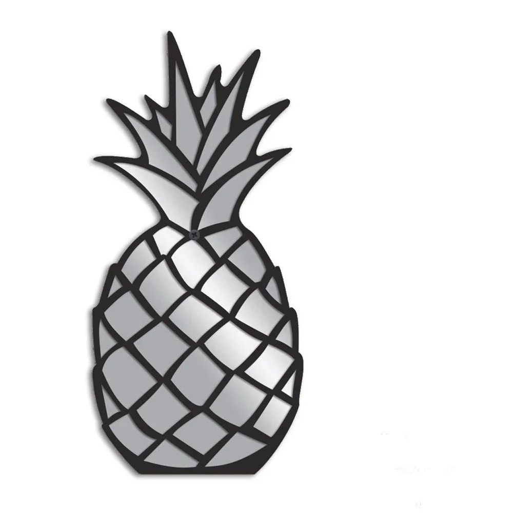Černá nástěnná dekorace Dekorjinal Pouff Ananas, 40 x 20 cm v:872332