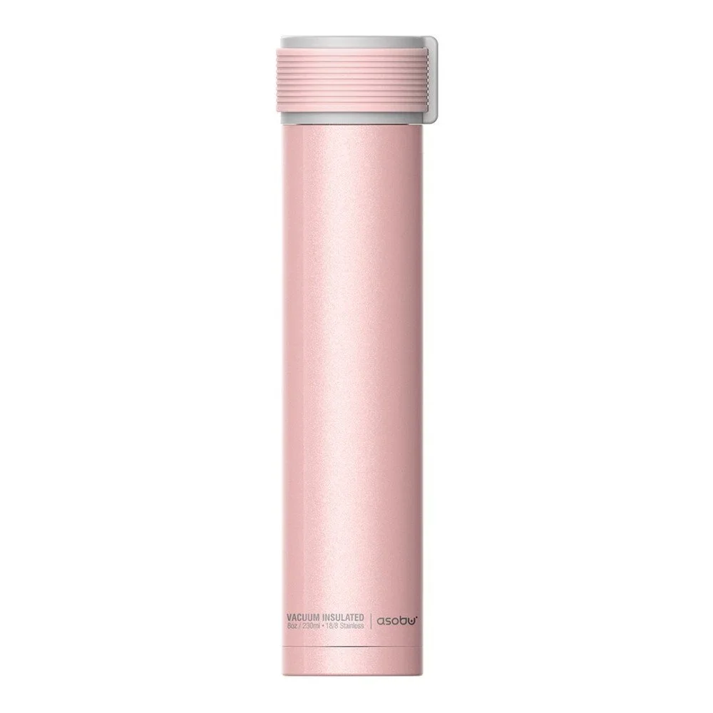 Světle růžová termolahev Asobu Skinny Mini, 230 ml v:1066210
