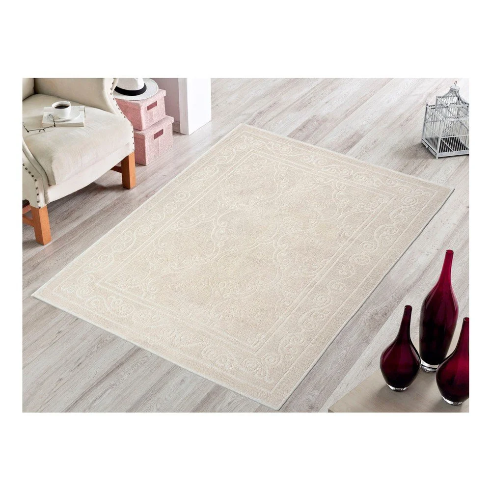 Krémový odolný koberec Vitaus Osmanli Krem, 80 x 300 cm v:856072