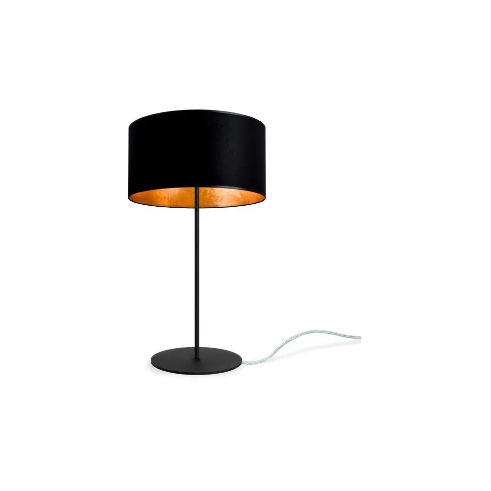 Černo-zlatá stolní lampa Bulb Attack Tres, ⌀ 36 cm v:778076