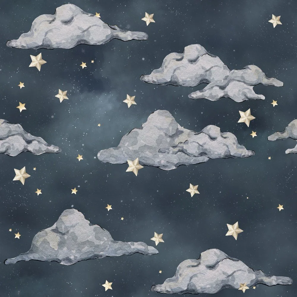 Dětská tapeta 50x280 cm Magic Night Sky – Dekornik v:1464866