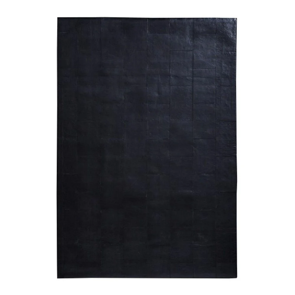 Černý koberec z pravé kůže Fuhrhome Athens, 170 x 240 cm v:992150