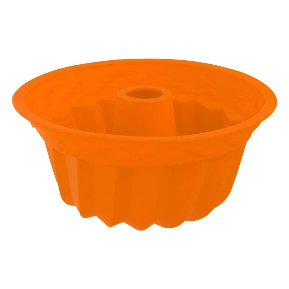 Oranžová silikonová forma na bábovku Orion Baker, ø 23 cm v:1221434