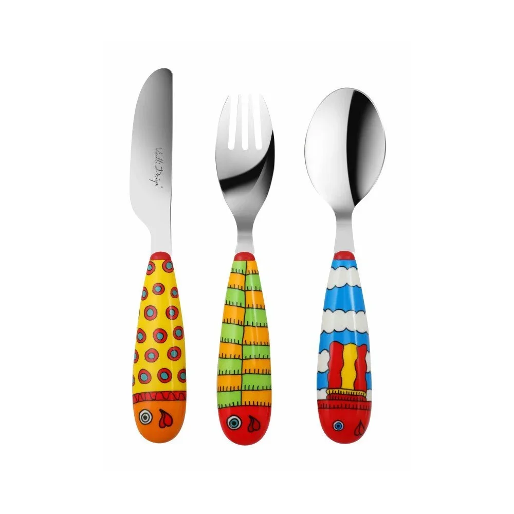 3dílná sada dětských příborů Vialli Design Pop v:1064630 3dílná sada dětských příborů Vialli Design Pop v:1064630