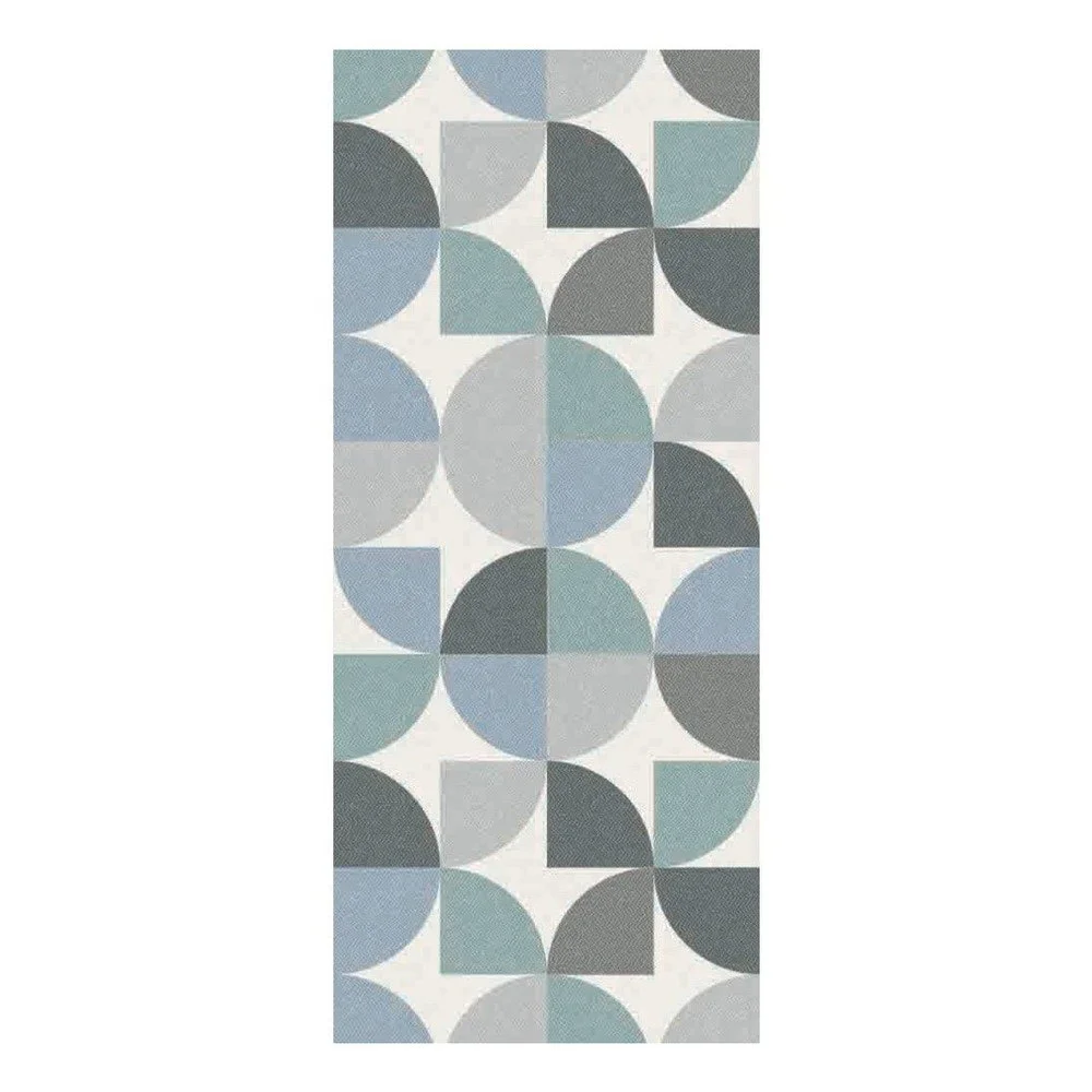 Modro-šedý běhoun Floorita Seventy, 60 x 140 cm v:1253354