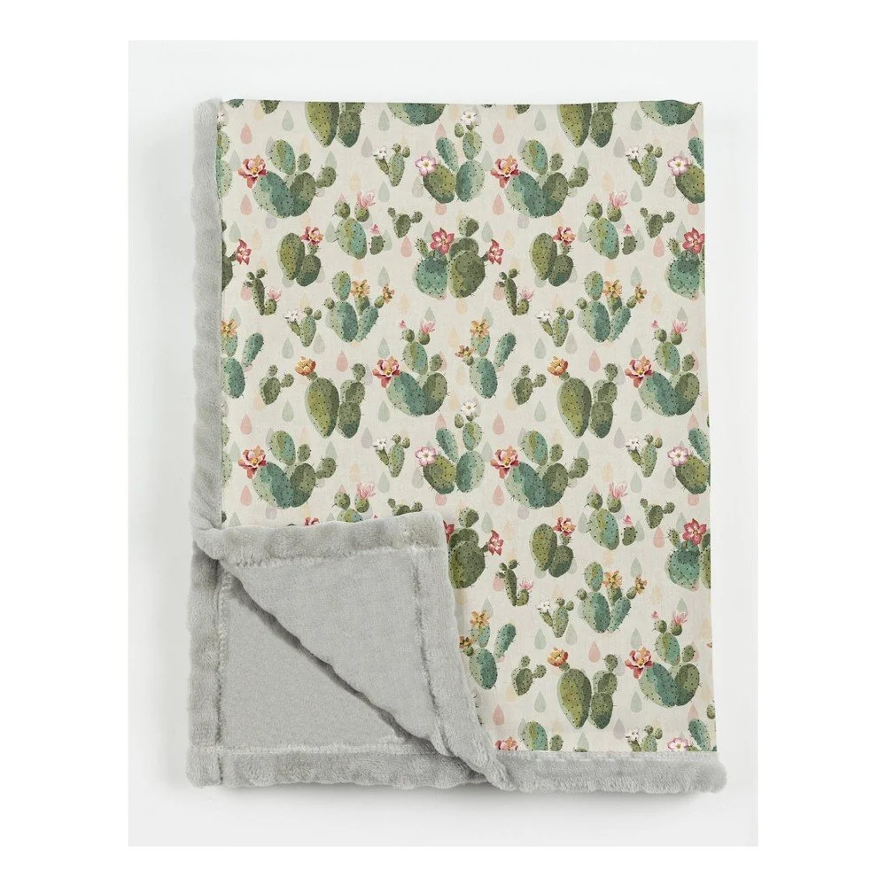 Přikrývka z mikrovlákna Really Nice Things Cactus Pattern, 130 x 170 cm v:1168940