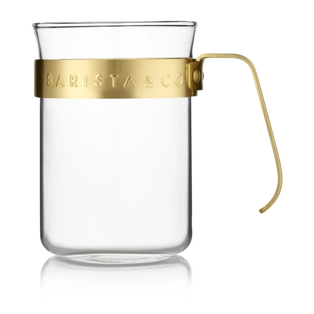 Šálky na kávu Barista 220 ml, zlaté, 2 ks v:693734