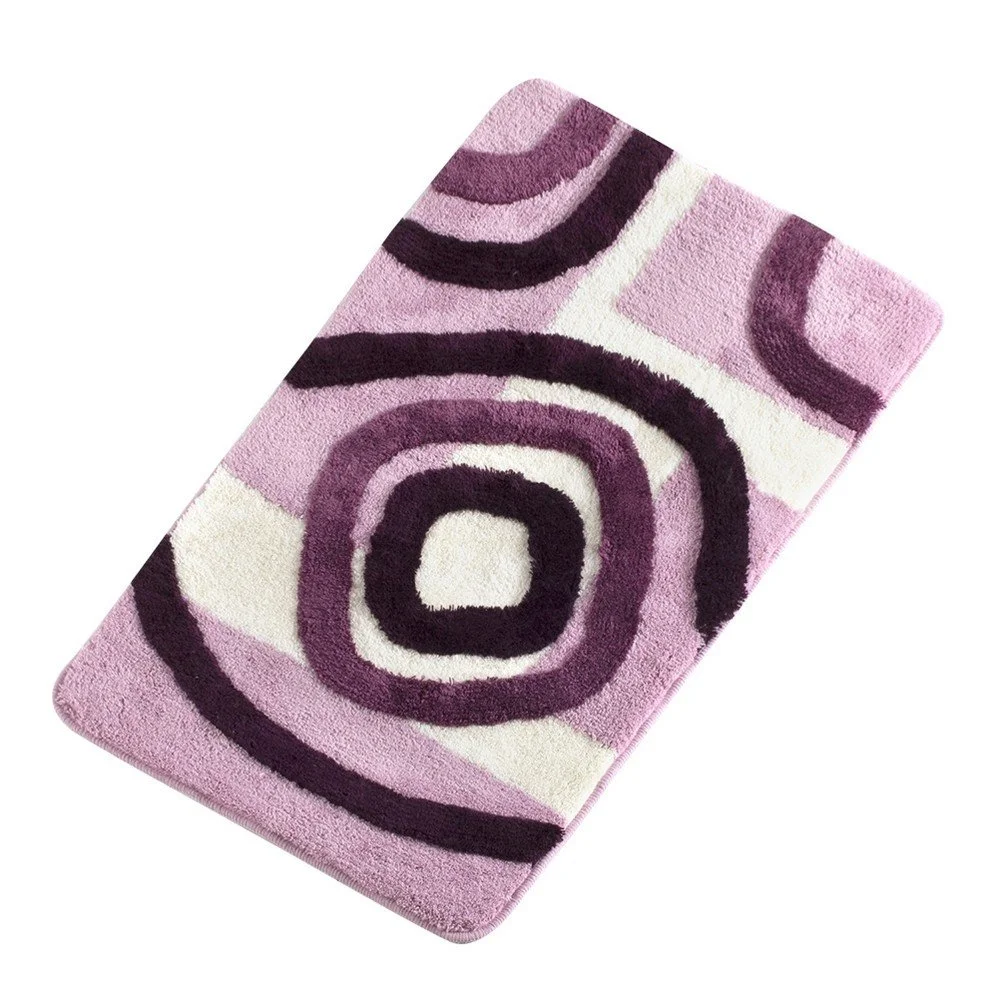 Fialová koupelnová předložka Verge Bath Mat Mismo, 60 x 100 cm v:1156358