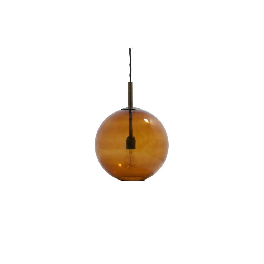 Hnědé závěsné svítidlo BePureHome Creative, ⌀ 30 cm v:1065586