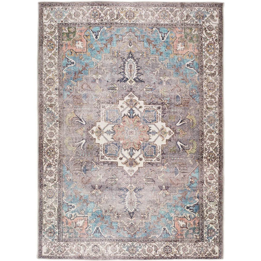 Modro-hnědý koberec s podílem bavlny Universal Haria, 200 x 290 cm v:1391239
