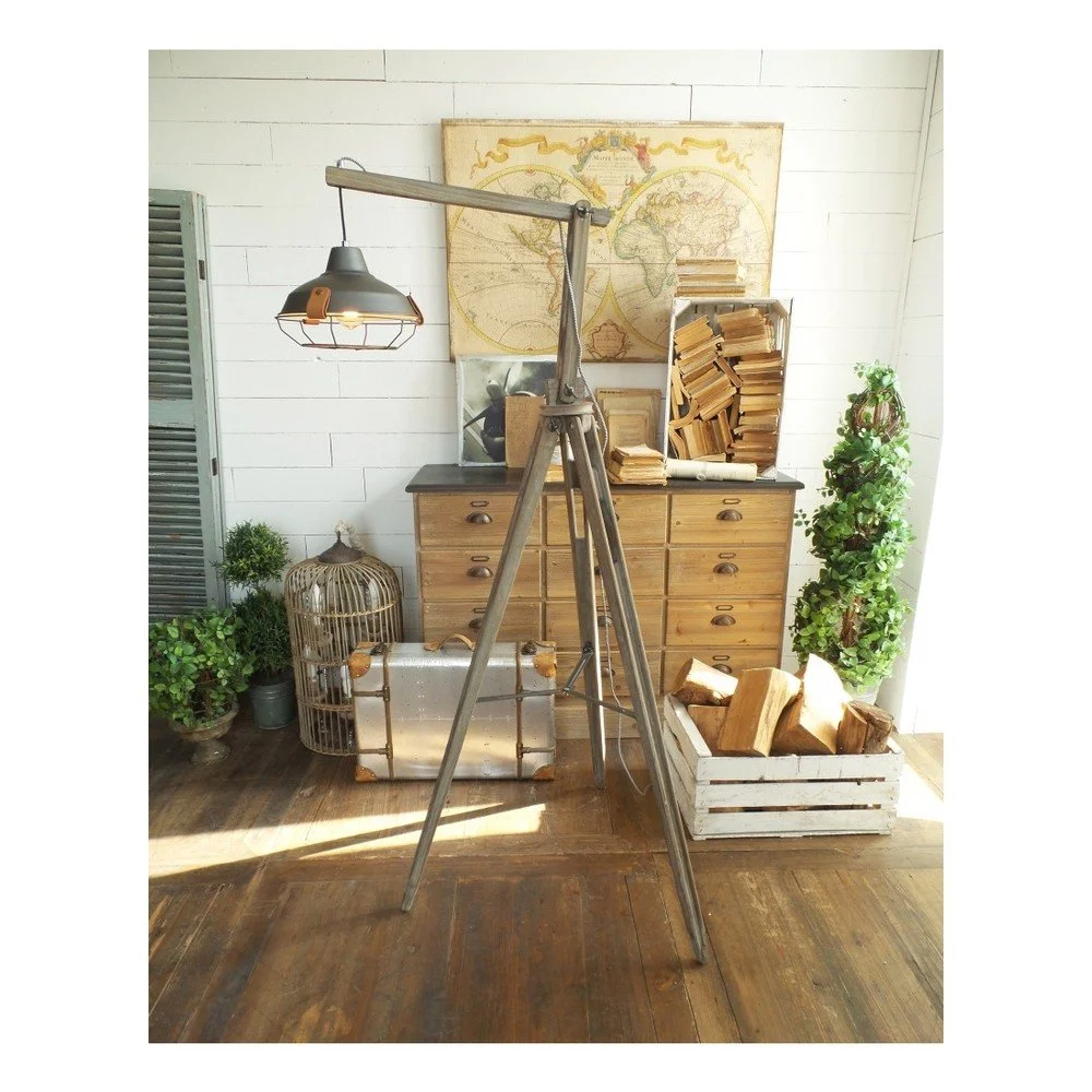 Volně stojící lampa Orchidea Milano Old Industry, výška 160 cm v:907526